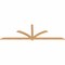Ekena Millwork Redmond Smooth Timber Gable Bracket, Western Red Cedar, 108"W x 36"H x 1 1/2"D x 3 1/2"F, 8/12 Pitch GBW108X36X0204RED00SWR - alternate 3